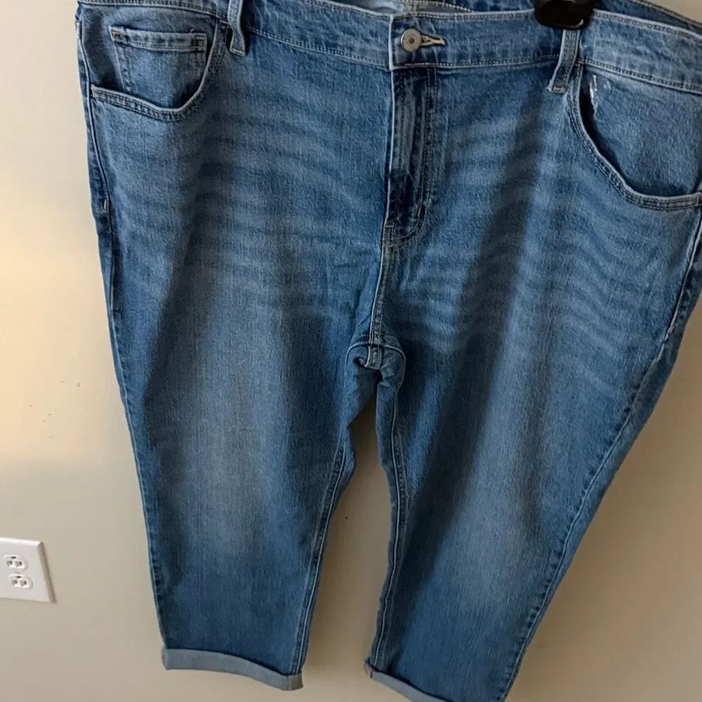 Old Navy Light Blue Mid-Rise Jeans